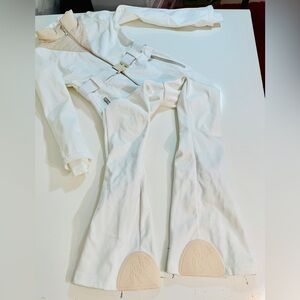 Stylish White Jumpsuit Jorde - size small